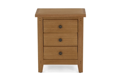 Burford Country Oak Bedside Table