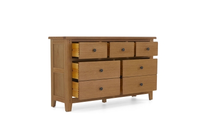 Burford Country Oak 3 Over 4 Chest of Drawers