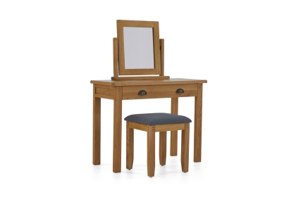 Burford Country Oak Dressing Table Set