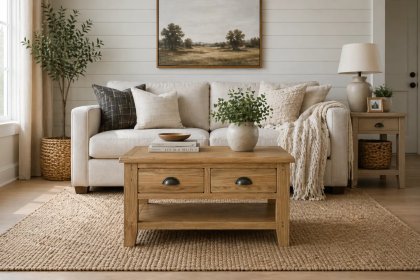 Burford Country Oak Small Coffee Table