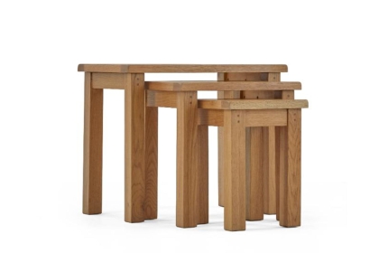 Burford Country Oak Nest of Tables Burford Country Oak Nest of Tables