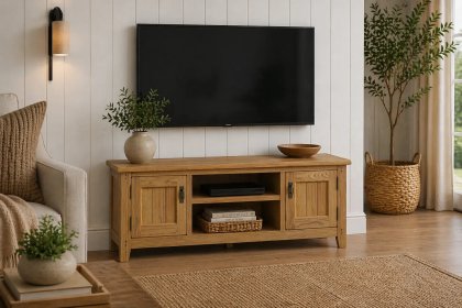 Burford Country Oak 150cm TV Unit