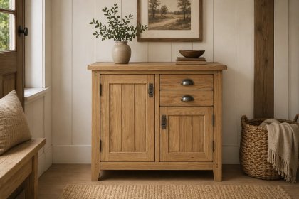 Burford Country Oak Small Sideboard