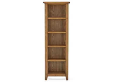 Burford Country Oak Slim Bookcase