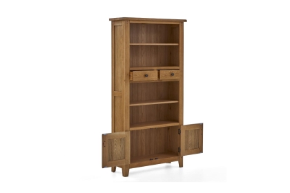 Burford Country Oak Display Bookcase Burford Country Oak Display Bookcase