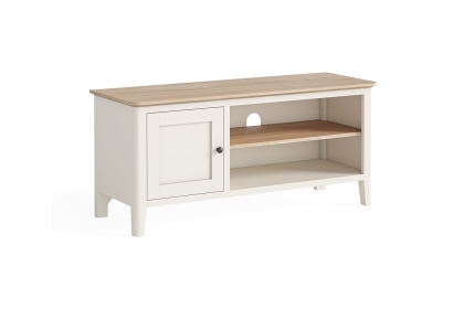 Marlow Oak Painted Coconut White 110cm TV Unit