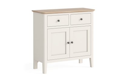 Marlow Oak Painted Coconut White Small Sideboard