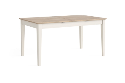 Marlow Oak Painted Coconut White Extending Dining Table