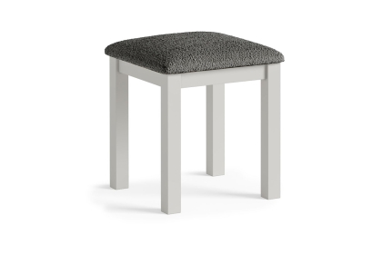 Modern Country Painted Oak Stone Grey Dressing Table Stool Modern Country Painted Oak Stone Grey Dressing Table Stool