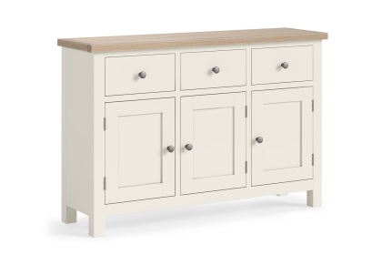 Modern Country Painted Oak Coconut White Large Sideboard Modern Country Painted Oak Coconut White Large Sideboard