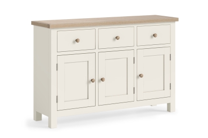 Modern Country Painted Oak Coconut White Large Sideboard Modern Country Painted Oak Coconut White Large Sideboard