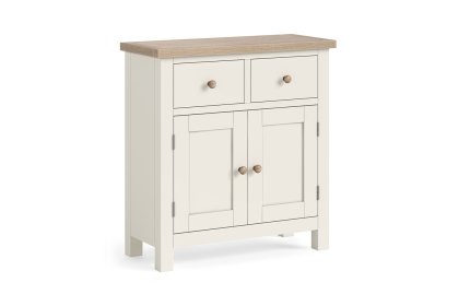 Modern Country Painted Oak Coconut White Small Sideboard Modern Country Painted Oak Coconut White Small Sideboard