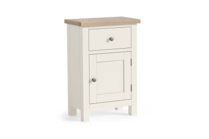 Modern Country Painted Oak Coconut White Telephone Cupboard Modern Country Painted Oak Coconut White Telephone Cupboard