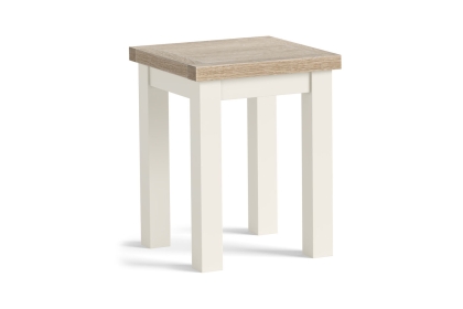 Modern Country Painted Oak Coconut White Lamp Table Modern Country Painted Oak Coconut White Lamp Table