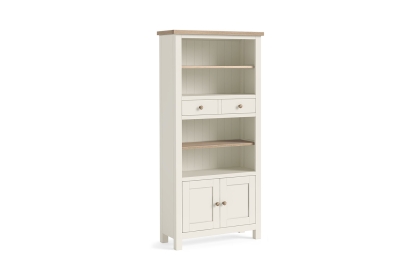 Modern Country Painted Oak Coconut White Display Unit Modern Country Painted Oak Coconut White Display Unit