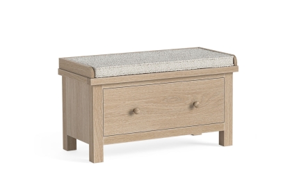 Modern Country Oak Hallway Bench Modern Country Oak Hallway Bench