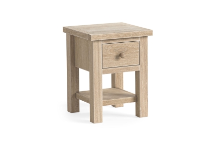 Modern Country Oak Lamp Table with Shelf Modern Country Oak Lamp Table with Shelf