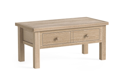 Modern Country Oak Coffee Table with Drawer Modern Country Oak Coffee Table with Drawer