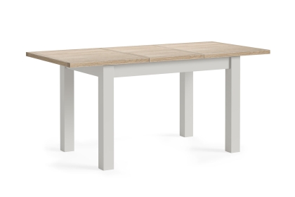 Modern Country Painted Oak Stone Grey Extending Dining Table Modern Country Painted Oak Stone Grey Extending Dining Table