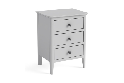 Stowe Painted Grey Bedside Table