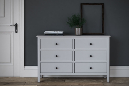 Stowe Painted Grey 6 Drawer Chest of Drawers