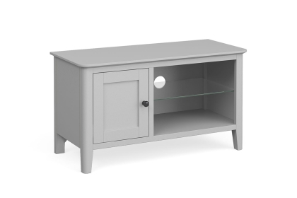Stowe Painted Grey Small TV Unit Stowe Painted Grey Small TV Unit