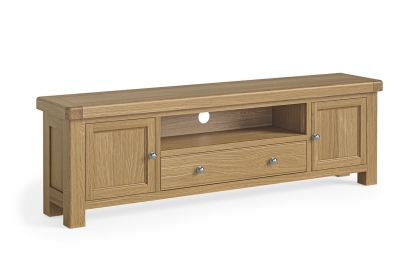 Normandy Chunky Country Oak 190cm TV Unit Normandy Chunky Country Oak 190cm TV Unit