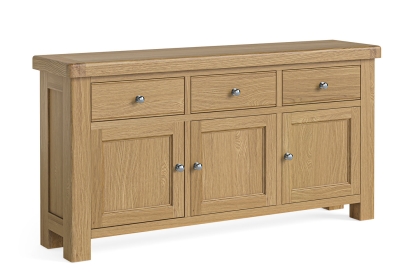 Normandy Chunky Country Oak Large Sideboard Normandy Chunky Country Oak Large Sideboard