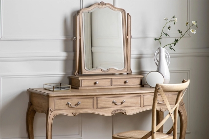 Gallery Direct Chic Weathered Dressing Table Mirror