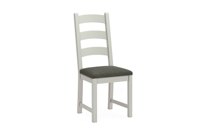 Salcombe Painted Oak Stone Grey Ladder Dining Chair