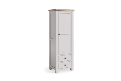 Salcombe Painted Oak Stone Grey Single Larder Unit Salcombe Painted Oak Stone Grey Single Larder Unit