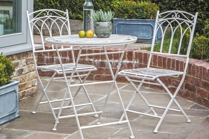 Gallery Direct Burano Outdoor Bistro Set Gatehouse