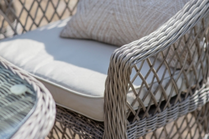 Gallery Direct Menton Outdoor 6 Seater Oval Dining Set Stone