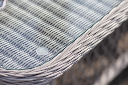 Gallery Direct Menton Outdoor Country Sofa Dining Tea Set Stone