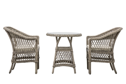 Gallery Direct Menton Outdoor Bistro Set Stone