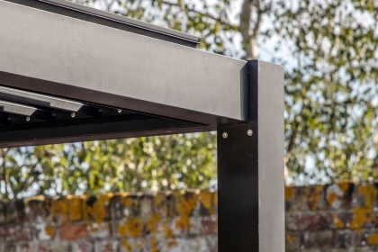 Gallery Direct Messina Black Pergola 300x400cm