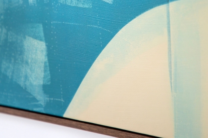 Gallery Direct Topaz Abstract Framed Canvas 800x800mm