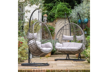 Gallery Direct Adanero Outdoor Rattan Hanging Chair