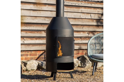 Gallery Direct Firenze Outdoor Chiminea with Pizza Shelf