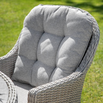 Gallery Direct Holton Outdoor Woven 4 Seater Round Dining Set