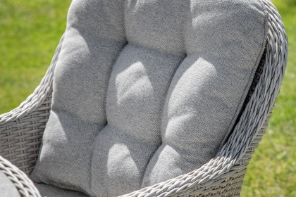 Gallery Direct Holton Outdoor Woven 4 Seater Round Dining Set