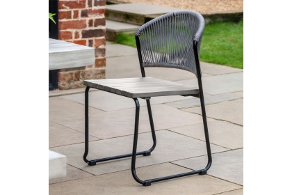 Gallery Direct Taranto Weathered Dining Chair (Pair)