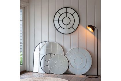 Gallery Direct Hampstead Arch Mirror Black 760x950mm Gallery Direct Hampstead Arch Mirror Black 760x950mm