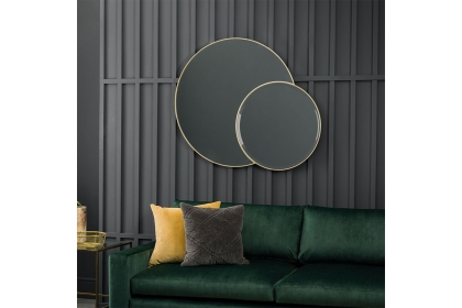 Gallery Direct Ostia Mirror Champagne 1112x15x900mm