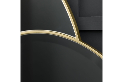 Gallery Direct Ostia Mirror Champagne 1112x15x900mm