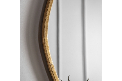 Gallery Direct Chattenden Mirror Gold 700x25x900mm