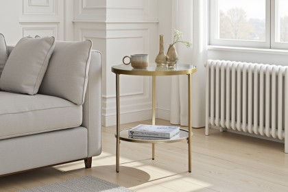 Gallery Direct Hudson Champagne Side Table
