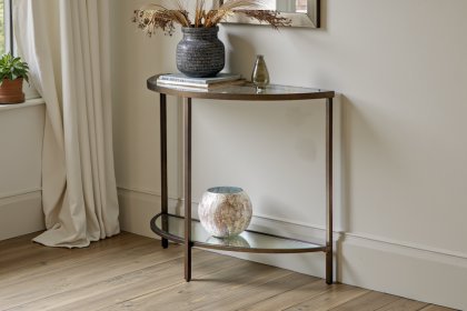 Gallery Direct Hudson Bronze Console Table