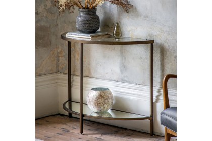 Gallery Direct Hudson Bronze Console Table