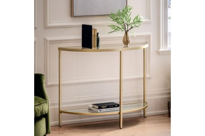 Gallery Direct Hudson Champagne Console Table
